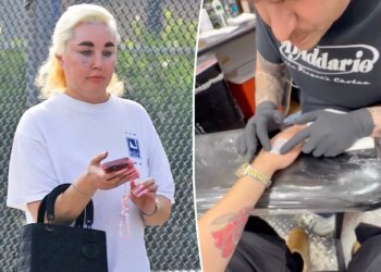 Amanda Bynes flaunts new tattoo in Hollywood after revealing 30-pound Ozempic weight loss