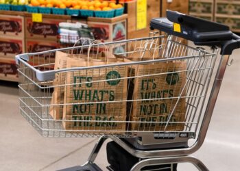 Amazon’s smart shopping cart for Whole Foods gets bigger, lighter, and adds tap-to-pay