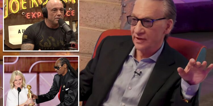 Bill Maher tears into Golden Globes for Joe Rogan podcast snub