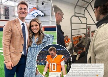 Bo Nix's wife 'snuck this picture' of emotional behind-the-scenes moment after injury