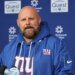 New York Giants coach Brian Daboll speaking at a press conference.