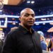 Former Phoenix Suns player Charles Barkley in attendance at an NBA Cup game.