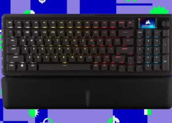 Corsair’s wired Hall effect gaming keyboard is cheaper than ever