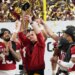 Indiana head coach Curt Cignetti holds the trophy after their win against Miami in the College Football Playoff national championship game, Monday, Jan. 19, 2026, in Miami Gardens, Fla.