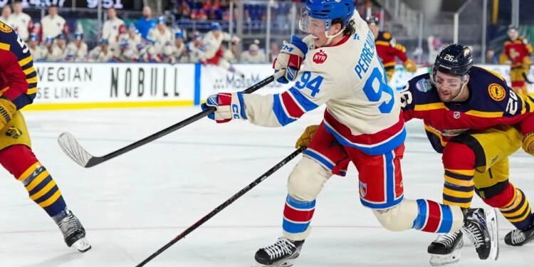 Exclusive | Gabe Perreault is inching closer to making his Rangers dreams a reality
