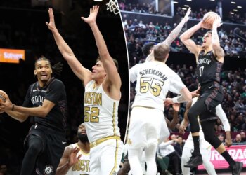 Fighting Nets run out of gas in double overtime loss to Celtics