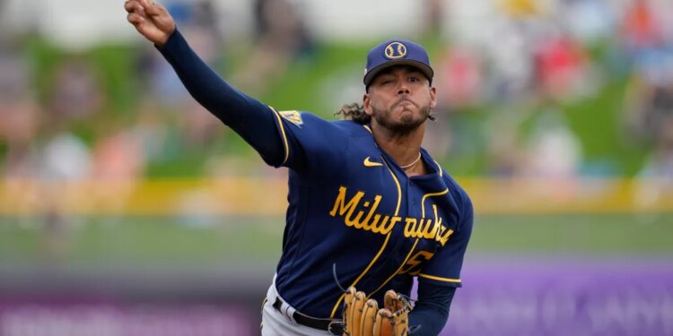 Freddy Peralta pitched to a 2.70 ERA across 33 starts with 204 strikeouts in a career-high 176 ²/₃ innings last season.