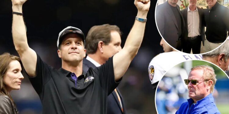 Giants finalize deal to make John Harbaugh head coach