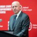 David Solomon, CEO of Goldman Sachs, speaks at the Urban League Empowerment Center.