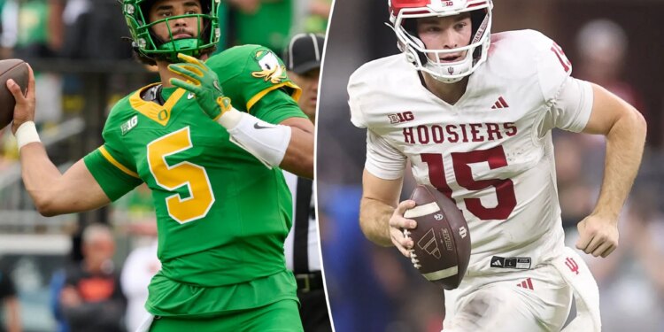 How to watch Oregon vs. Indiana in the CFP Peach Bowl for free