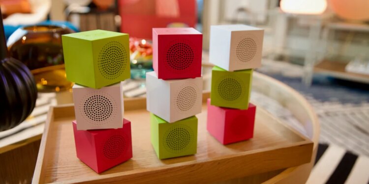 Ikea’s $10 Kallsup speakers are tiny, colorful, and surprisingly loud