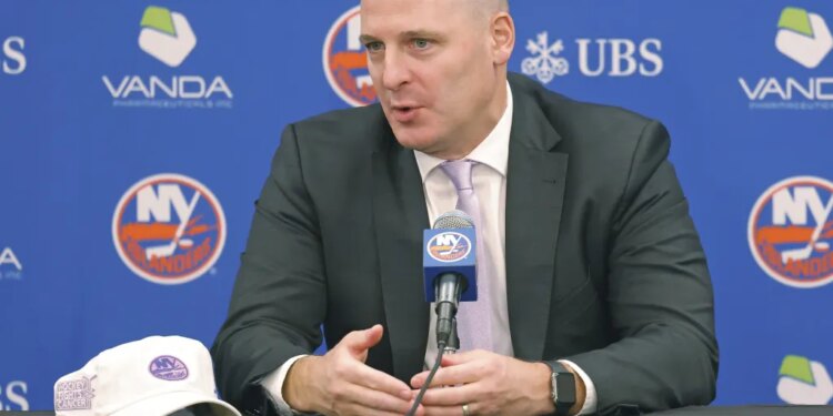 Islanders general manager Mathieu Darche