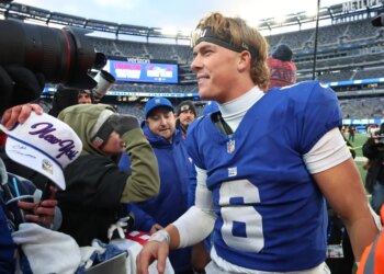 Jaxson Dart's positive, confident personality was one of the factors that led John Harbaugh to joining the Giants as their next head coach.