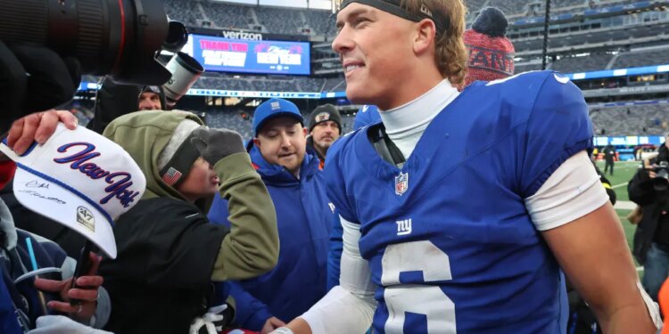 Jaxson Dart's positive, confident personality was one of the factors that led John Harbaugh to joining the Giants as their next head coach.