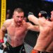 Justin Gaethje punches Paddy Pimblett in the UFC lightweight interim championship bout during UFC 324 at T-Mobile Arena on Jan. 24, 2026, in Las Vegas