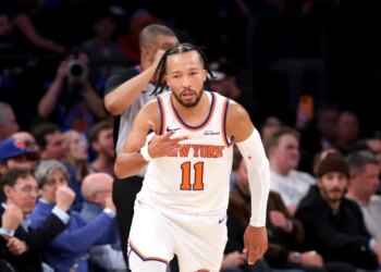 Knicks point guard Jalen Brunson was named an NBA All-Star starter for the second straight season.