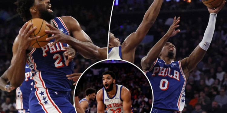 Knicks outgunned by 76ers, Tyrese Maxey as losing skid hits three