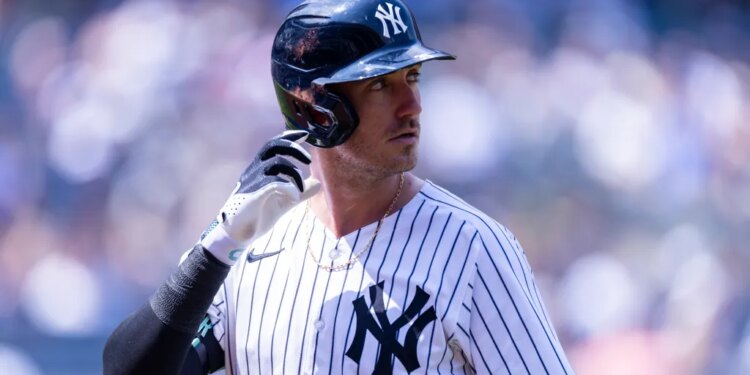 Cody Bellinger reacts after flying out in the sixth inning against the Athletics.