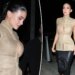 Kylie Jenner takes her cleavage to dinner at Craig's West Hollywood