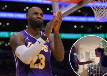 LeBron James celebrates private chef's birthday