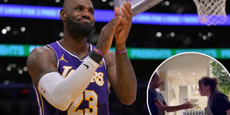 LeBron James celebrates private chef's birthday