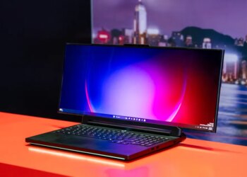 Lenovo’s new concept gaming laptop goes wide. Really wide.