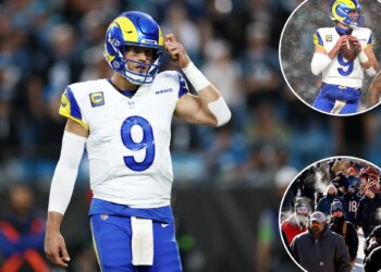 Matthew Stafford must vanquish ugly history in blistering Chicago cold to keep Rams' season alive
