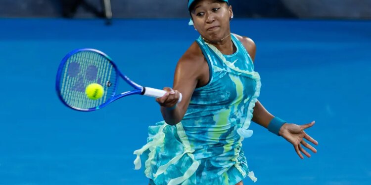 Naomi Osaka, hitting a forehand during her second-round win, had to withdraw before her third round match at the Australian Open because of an undisclosed injury.