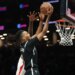 Ziaire Williams, going up for a layup during the Nets' loss to the Rockets on Jan. 1, 2026, has been playing better since being benched in the final two games of 2025.