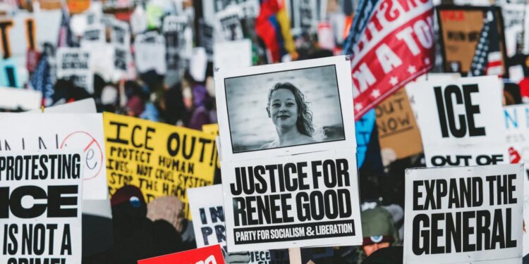 On the ground with thousands of protestors at the Minneapolis general strike