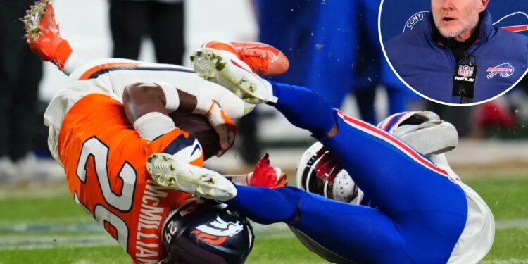 'Pissed' Sean McDermott blasts refs over controversial interception in Bills loss