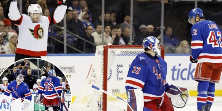 Rangers blitzed by Senators as season is spiraling out of control