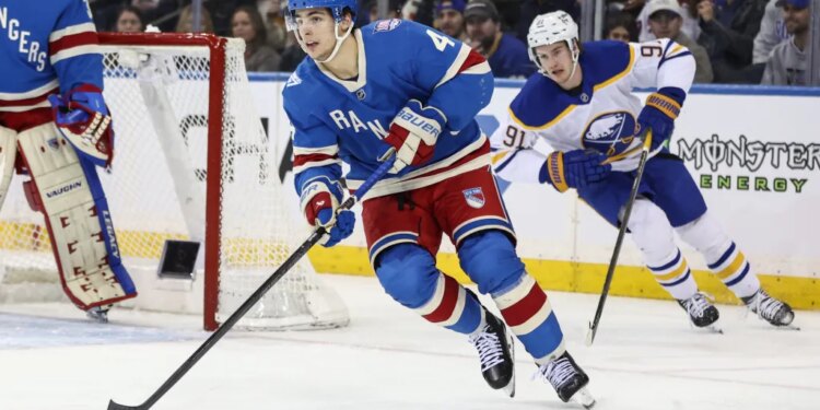 Braden Schneider’s name has come up recently as one of interest for the Sharks, whose GM, Mike Grier, is close with Rangers GM Chris Drury from their days playing together at Boston University and with the Sabres.