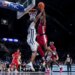 Zuby Ejiofor deflects the ball away from Azavier Robinson during the second half of St. John's 84-70 road win over Butler at Hinkle Fieldhouse.