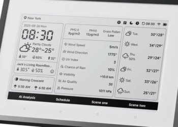 SwitchBot’s new E Ink display seems great for weather nerds