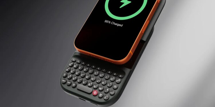 The Clicks Power Keyboard is also a backup battery for your phone