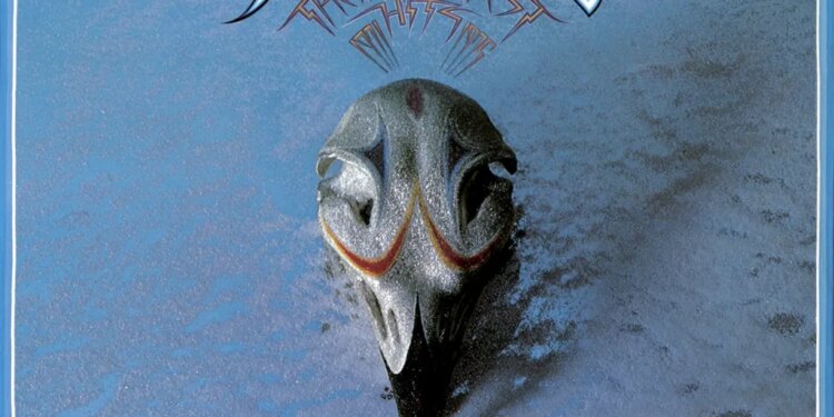 Illustration of The Eagles' "Their Greatest Hits 1971-1975" album cover art, featuring an eagle's skull.