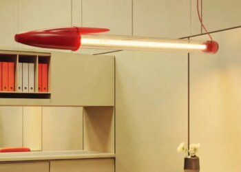 This 5-foot lamp is a supersized tribute to the world’s most iconic pen