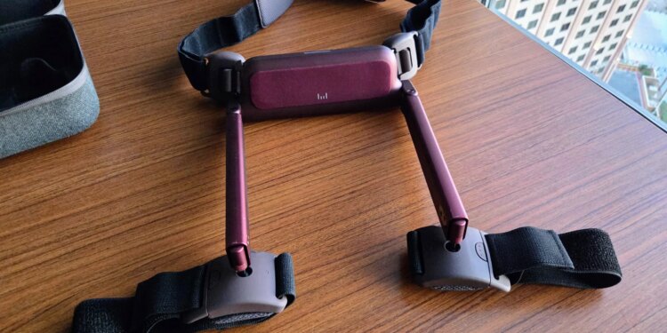 This fanny pack robot helped me walk miles