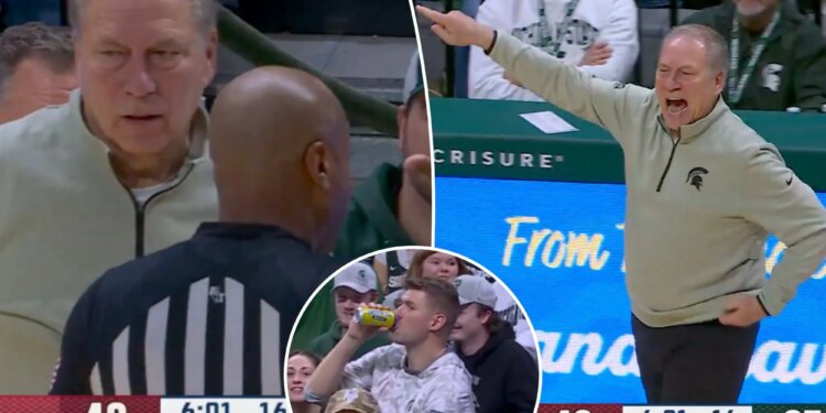 Tom Izzo screams at, ejects ex-Michigan State player over inappropriate comments