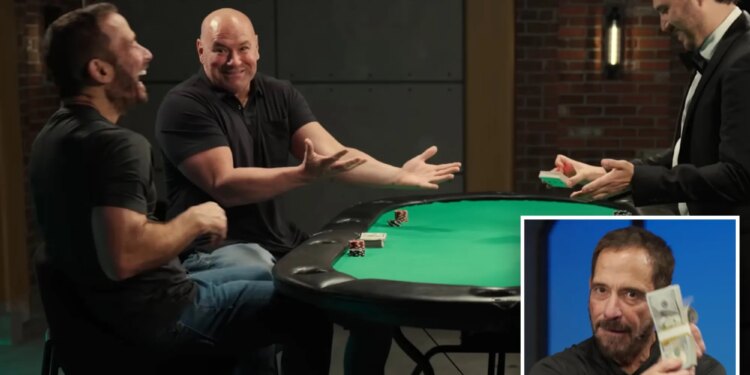 UFC boss Dana White loses $10K playing blackjack with TMZ's Harvey Levin