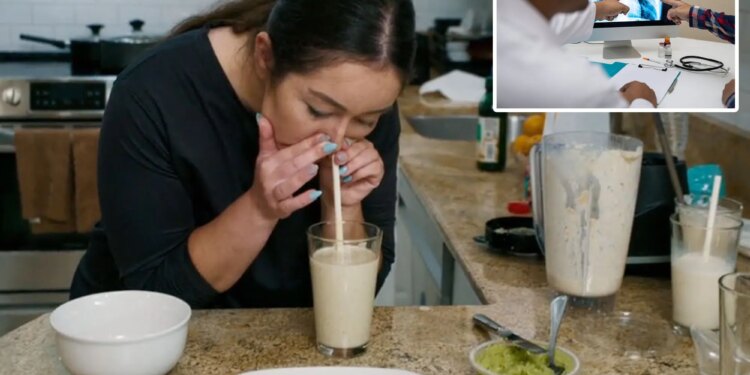 Virginia woman snorts her food, from omelettes to steak, despite risks