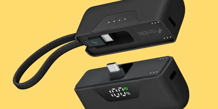 You can break apart and share this 10K power bank like a KitKat bar