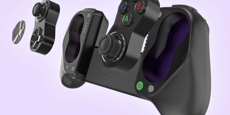 You can turn this modular clamp-on controller into an N64 gamepad