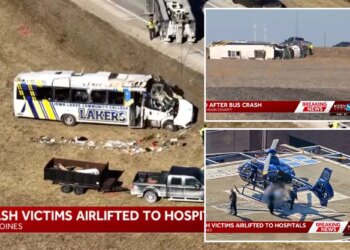 1 dead, 32 injured in Iowa Lakes Community College baseball bus crash