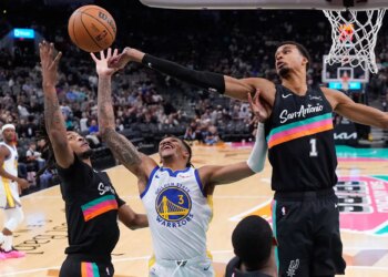 Get a 20% first deposit match up to $1,500 for Spurs vs. Warriors