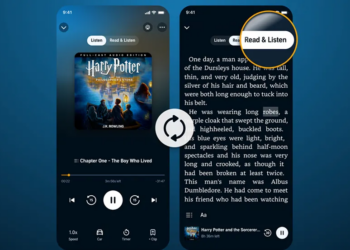 Audible syncs ebook reading and audiobook listening to keep you focused