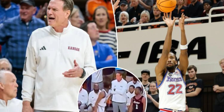 Bill Self reaching his breaking point after Kansas star Darryn Peterson’s bizarre exit