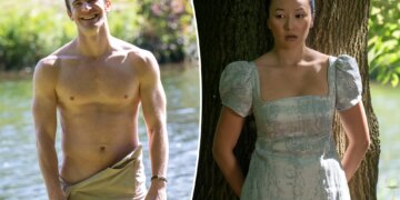 'Bridgerton' star Yerin Ha breaks down steamy bathtub scene with Luke Thompson