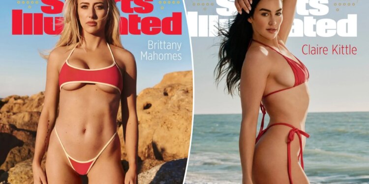 Brittany Mahomes and NFL's other leading ladies take over SI Swim cover with WAG message